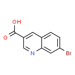 ChemSpider 2D Image | 7-Bromo-3-quinolinecarboxylic acid | C10H6BrNO2