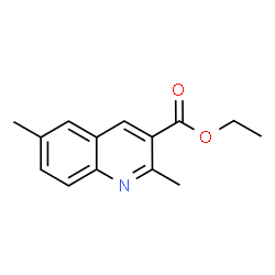 ChemSpider 2D Image | Ethyl 2,6-dimethyl-3-quinolinecarboxylate | C14H15NO2