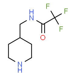 ChemSpider 2D Image | 2,2,2-Trifluoro-N-(4-piperidinylmethyl)acetamide | C8H13F3N2O