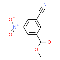 ChemSpider 2D Image | methyl 3-cyano-5-nitrobenzoate | C9H6N2O4