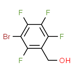 ChemSpider 2D Image | 3-Bromo-2,4,5,6-tetrafluorobenzenemethanol | C7H3BrF4O