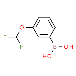 ChemSpider 2D Image | 3-(Difluoromethoxy)benzeneboronic acid | C7H7BF2O3