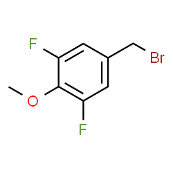 ChemSpider 2D Image | 5-(Bromomethyl)-1,3-difluoro-2-methoxybenzene | C8H7BrF2O