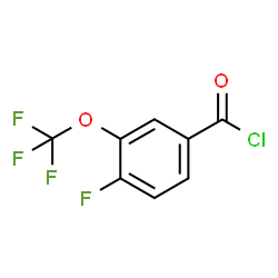 ChemSpider 2D Image | 4-Fluoro-3-(trifluoromethoxy)benzoyl chloride | C8H3ClF4O2