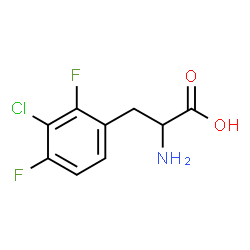 ChemSpider 2D Image | 3-Chloro-2,4-difluorophenylalanine | C9H8ClF2NO2