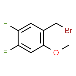 ChemSpider 2D Image | 4,5-Difluoro-2-methoxybenzyl bromide | C8H7BrF2O