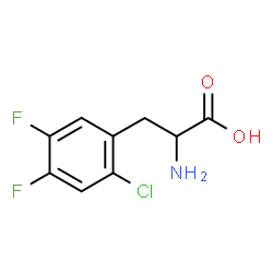 ChemSpider 2D Image | 2-Chloro-4,5-difluorophenylalanine | C9H8ClF2NO2