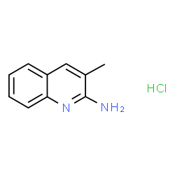 ChemSpider 2D Image | 3-Methylquinolin-2-amine hydrochloride | C10H11ClN2