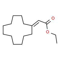 ChemSpider 2D Image | Ethyl cyclododecylideneacetate | C16H28O2