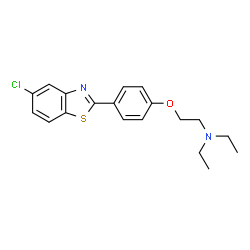 ChemSpider 2D Image | Haletazole | C19H21ClN2OS