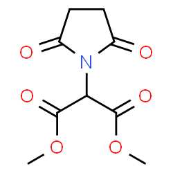 ChemSpider 2D Image | Dimethyl (2,5-dioxo-1-pyrrolidinyl)malonate | C9H11NO6