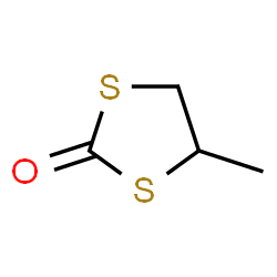 ChemSpider 2D Image | 4-Methyl-1,3-dithiolan-2-one | C4H6OS2