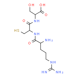ChemSpider 2D Image | arg-cys-ser | C12H24N6O5S