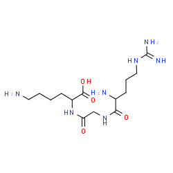 ChemSpider 2D Image | arg-gly-lys | C14H29N7O4