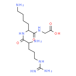 ChemSpider 2D Image | arg-lys-gly | C14H29N7O4
