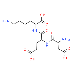 ChemSpider 2D Image | asp-glu-lys | C15H26N4O8