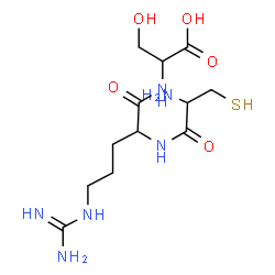 ChemSpider 2D Image | cys-arg-ser | C12H24N6O5S