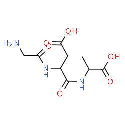 ChemSpider 2D Image | gly-asp-ala | C9H15N3O6