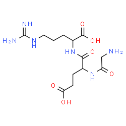 ChemSpider 2D Image | gly-glu-arg | C13H24N6O6