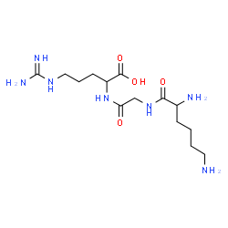 ChemSpider 2D Image | lys-gly-arg | C14H29N7O4