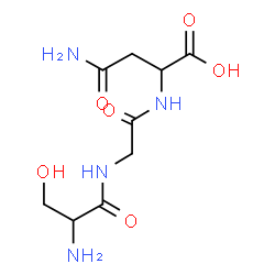 ChemSpider 2D Image | ser-gly-asn | C9H16N4O6