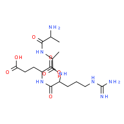 ChemSpider 2D Image | ala-ala-arg-glu | C17H31N7O7