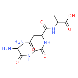ChemSpider 2D Image | ala-ala-asn-ala | C13H23N5O6