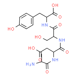 ChemSpider 2D Image | ala-asp-ser-tyr | C19H26N4O9