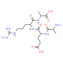 ChemSpider 2D Image | ala-glu-arg-ala | C17H31N7O7