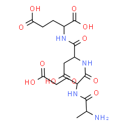 ChemSpider 2D Image | ala-glu-asp-glu | C17H26N4O11