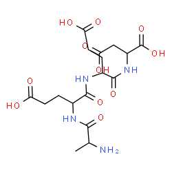 ChemSpider 2D Image | ala-glu-glu-asp | C17H26N4O11