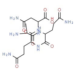 ChemSpider 2D Image | ala-gln-gln-asn | C17H29N7O8
