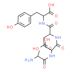 ChemSpider 2D Image | ala-ser-asp-tyr | C19H26N4O9