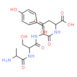 ChemSpider 2D Image | ala-ser-tyr-asp | C19H26N4O9