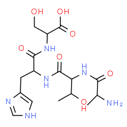 ChemSpider 2D Image | ala-thr-his-ser | C16H26N6O7
