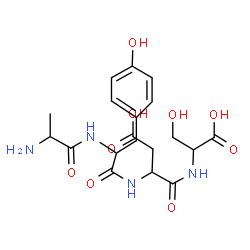 ChemSpider 2D Image | ala-tyr-asp-ser | C19H26N4O9