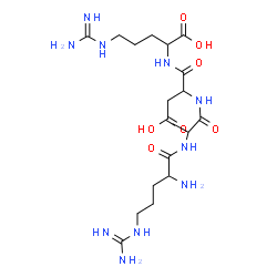 ChemSpider 2D Image | arg-ala-asp-arg | C19H36N10O7