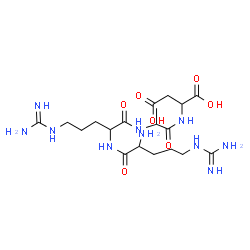 ChemSpider 2D Image | arg-arg-ala-asp | C19H36N10O7