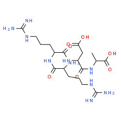 ChemSpider 2D Image | arg-arg-asp-ala | C19H36N10O7
