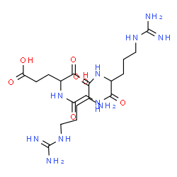 ChemSpider 2D Image | arg-arg-gly-glu | C19H36N10O7