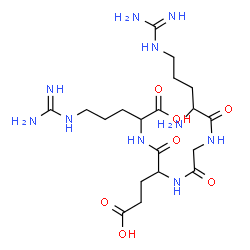 ChemSpider 2D Image | arg-gly-glu-arg | C19H36N10O7