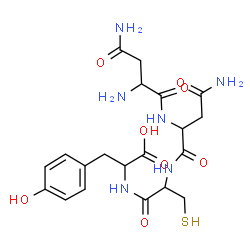 ChemSpider 2D Image | asn-asn-cys-tyr | C20H28N6O8S