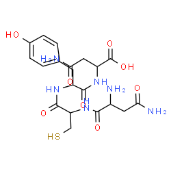 ChemSpider 2D Image | asn-cys-tyr-asn | C20H28N6O8S