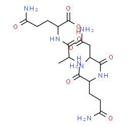 ChemSpider 2D Image | asn-gln-ala-gln | C17H29N7O8