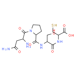 ChemSpider 2D Image | asn-pro-ser-cys | C15H25N5O7S