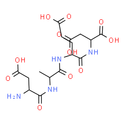 ChemSpider 2D Image | asp-ala-glu-asp | C16H24N4O11