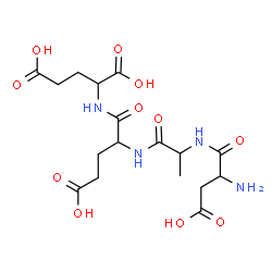 ChemSpider 2D Image | asp-ala-glu-glu | C17H26N4O11