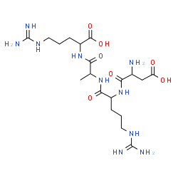 ChemSpider 2D Image | asp-arg-ala-arg | C19H36N10O7