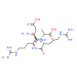 ChemSpider 2D Image | asp-arg-arg-ala | C19H36N10O7