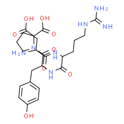 ChemSpider 2D Image | asp-arg-tyr-pro | C24H35N7O8